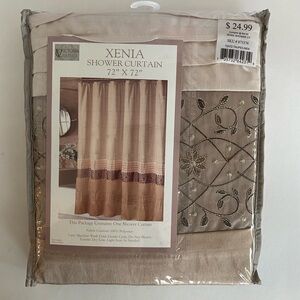 Xenia Shower Curtain - Beige